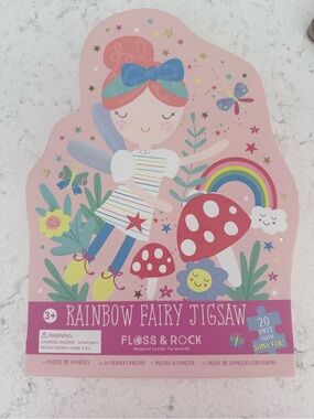 Rainbow Fairy Jigsaw Puzzle - Pink